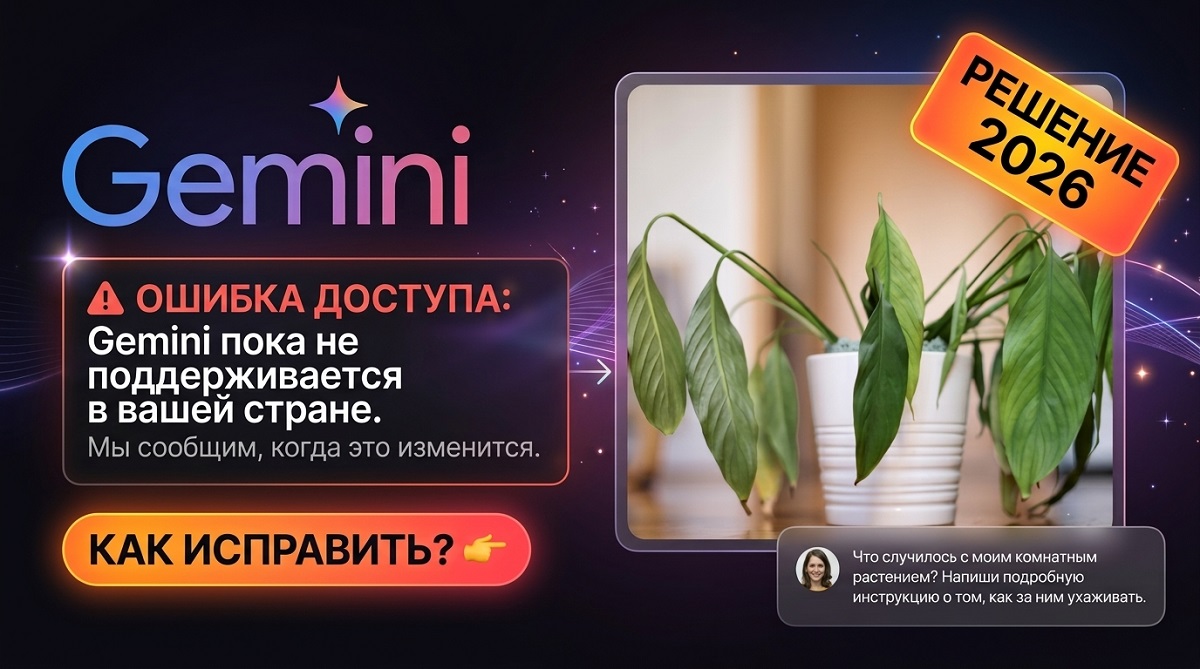 Google Gemini в России